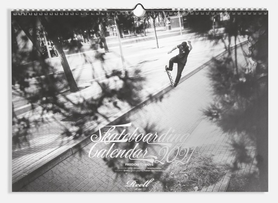 The Reell Skateboarding Calendar